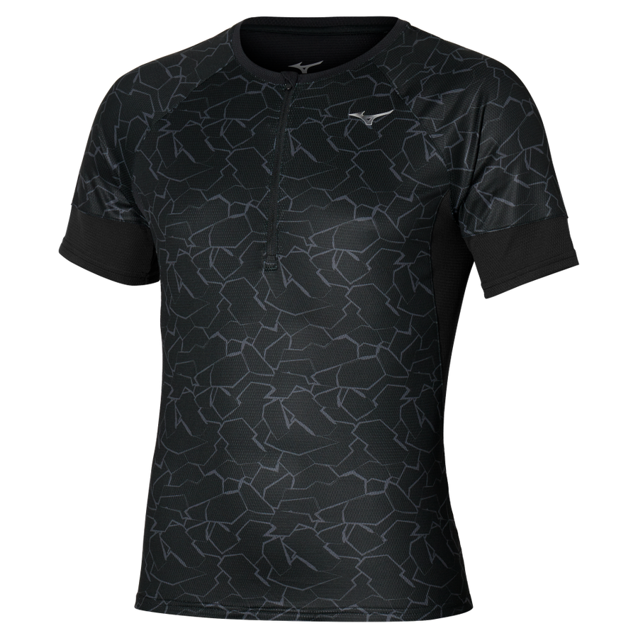 Mizuno GRAPHIC TRAIL T-SHIRT Black